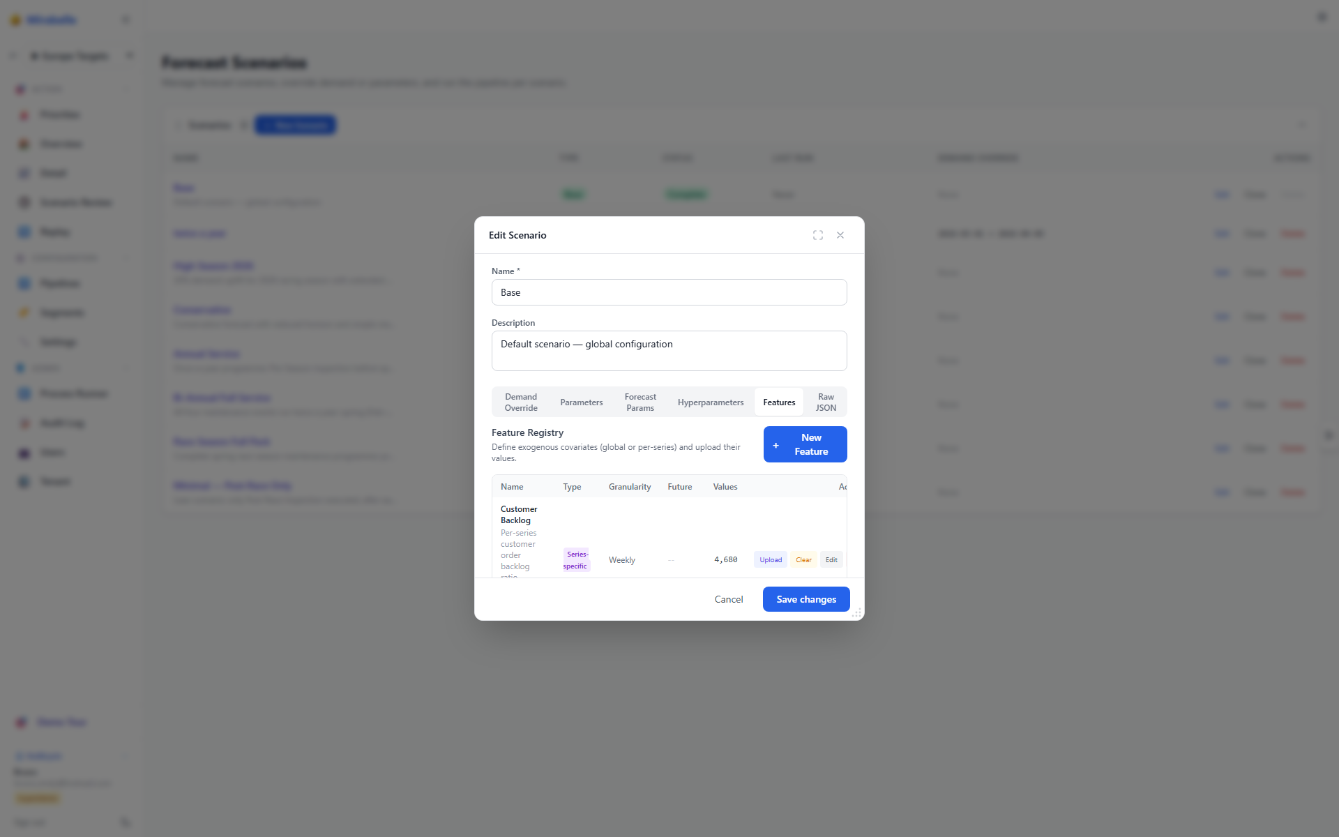 Feature Registry